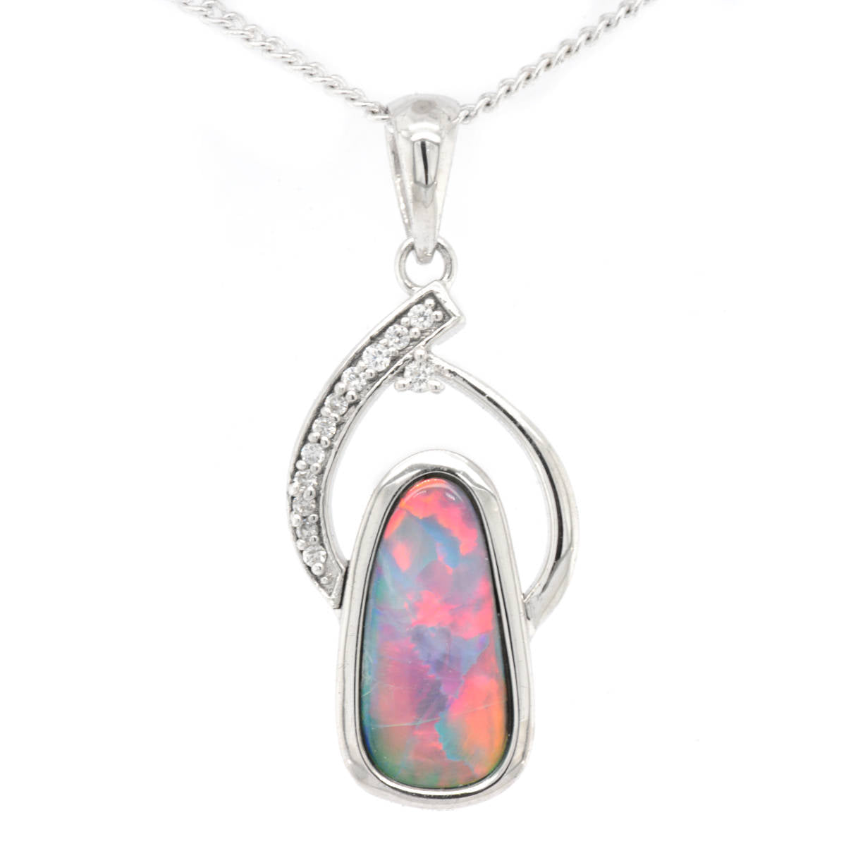 Silver Doublet Opal Pendants Silver Doublet Opal Pendants