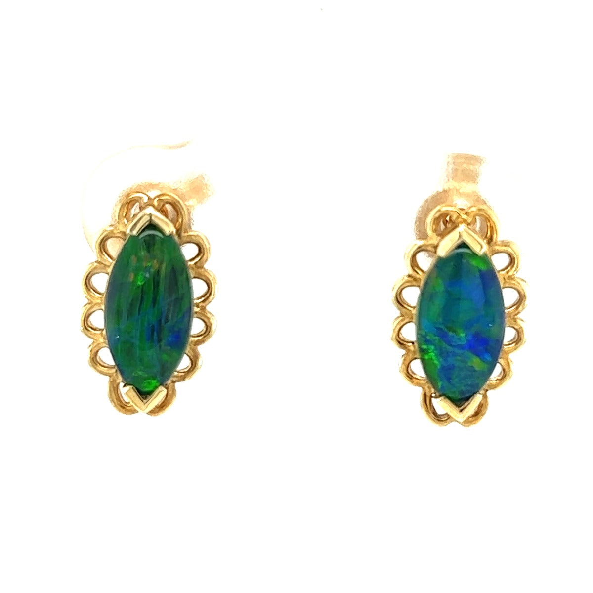 9ct Yellow Gold Triplet Earrings (gte739) 9ct Yellow Gold Triplet Earrings (gte739)