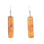 Sterling Silver Amber Earrings (ambear122)