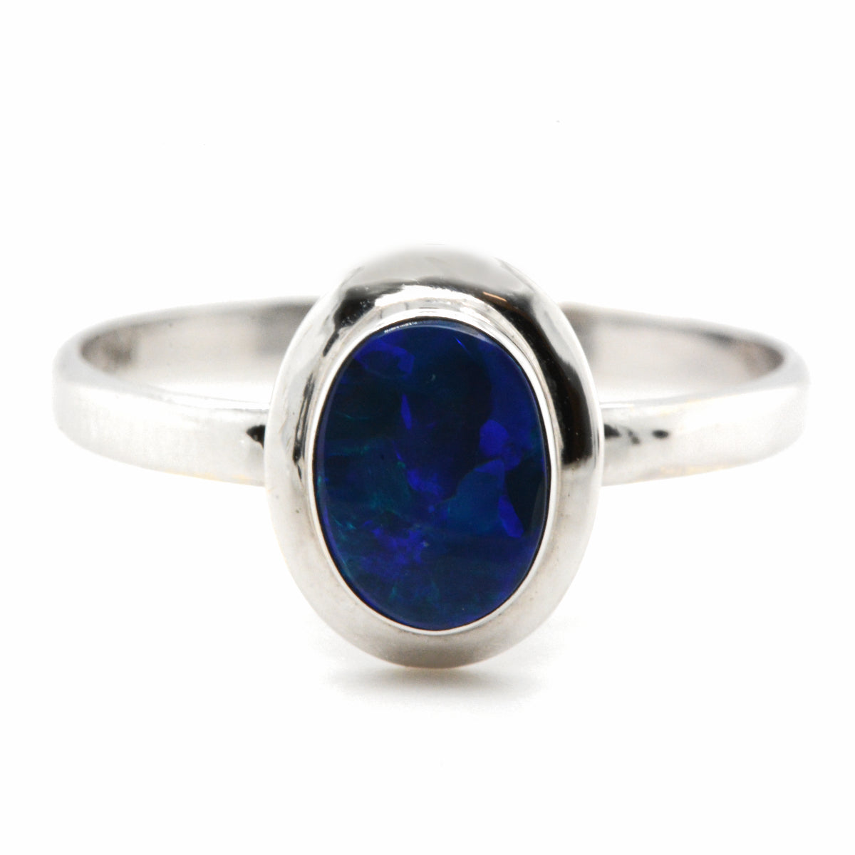 14ct White Gold Doublet Ring (GDR0795) 14ct White Gold Doublet Ring (GDR0795)