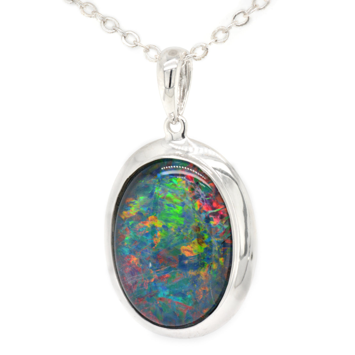 9ct Gold Triplet Opal Pendant (tp4107)