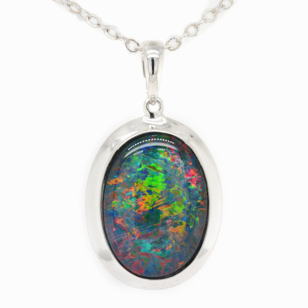 9ct Gold Triplet Opal Pendant (tp4107)