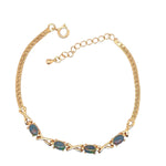 Gold Plated Triplet Opal Bracelet (gptbra114)