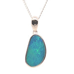 Sterling Silver Doublet Opal Pendant (ssdp519)