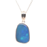 Sterling Silver Doublet Opal Pendant (ssdp523)