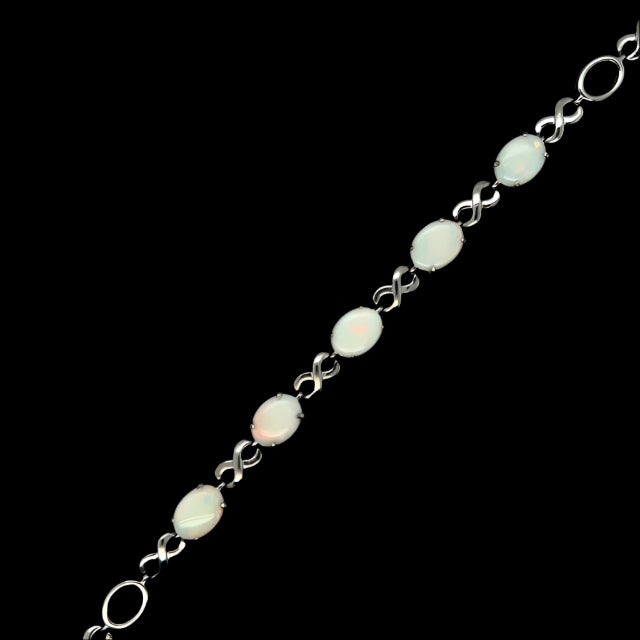 Sterling Silver Solid Opal bracelet (sssbra7097) Sterling Silver Solid Opal bracelet (sssbra7097)