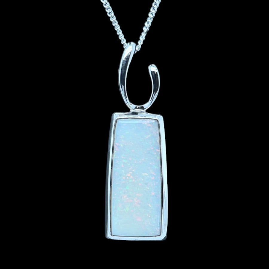 Sterling Silver Solid Opal Pendant (sssp882) Sterling Silver Solid Opal Pendant (sssp882)