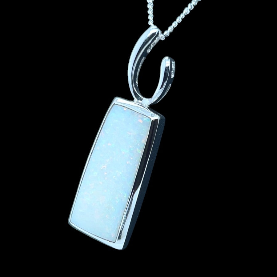Sterling Silver Solid Opal Pendant (sssp882) Sterling Silver Solid Opal Pendant (sssp882)