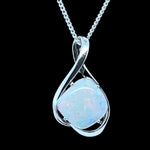 Sterling Silver Solid Opal Pendant (sssp883)