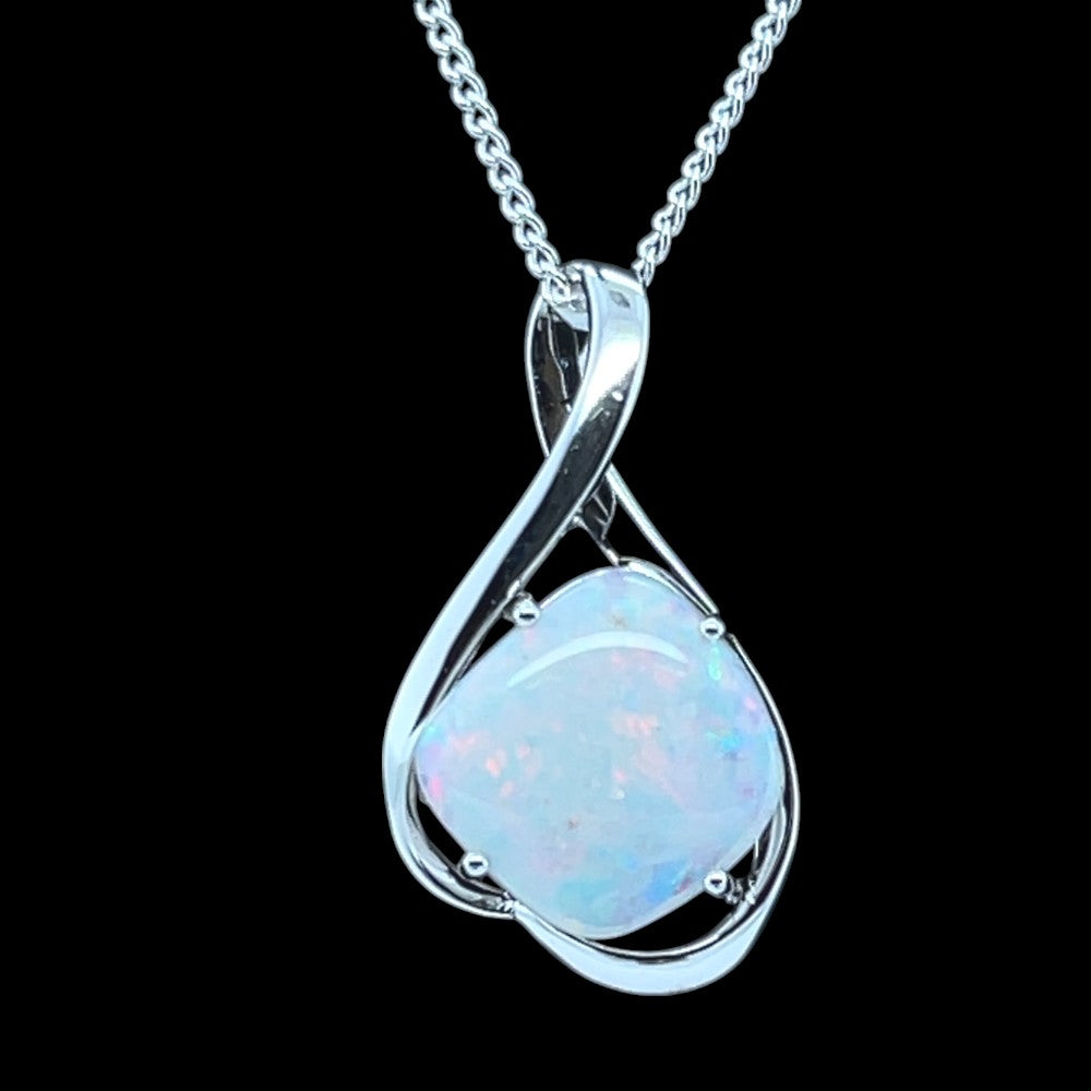 Sterling Silver Solid Opal Pendant (sssp883) Sterling Silver Solid Opal Pendant (sssp883)