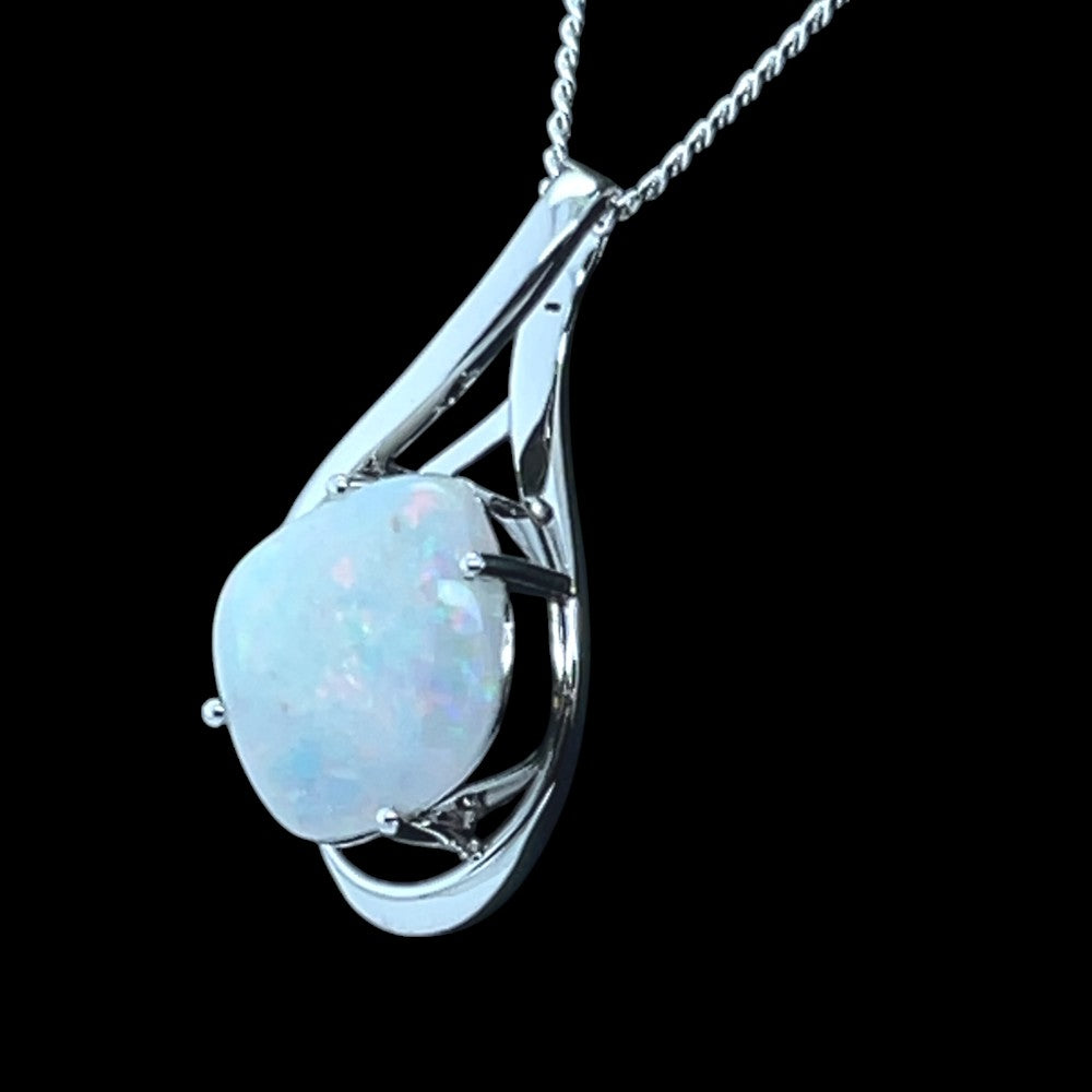 Sterling Silver Solid Opal Pendant (sssp883) Sterling Silver Solid Opal Pendant (sssp883)