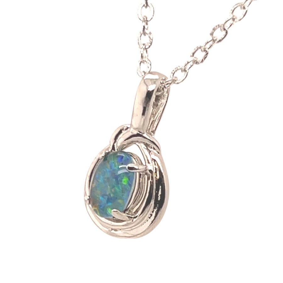 Sterling Silver Triplet Opal Pendant (sstp765) Sterling Silver Triplet Opal Pendant (sstp765)