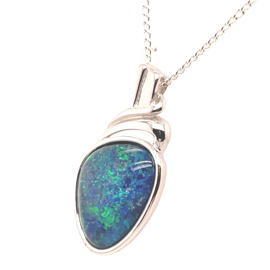 Sterling Silver Triplet Opal Pendant (sstp4150) Sterling Silver Triplet Opal Pendant (sstp4150)