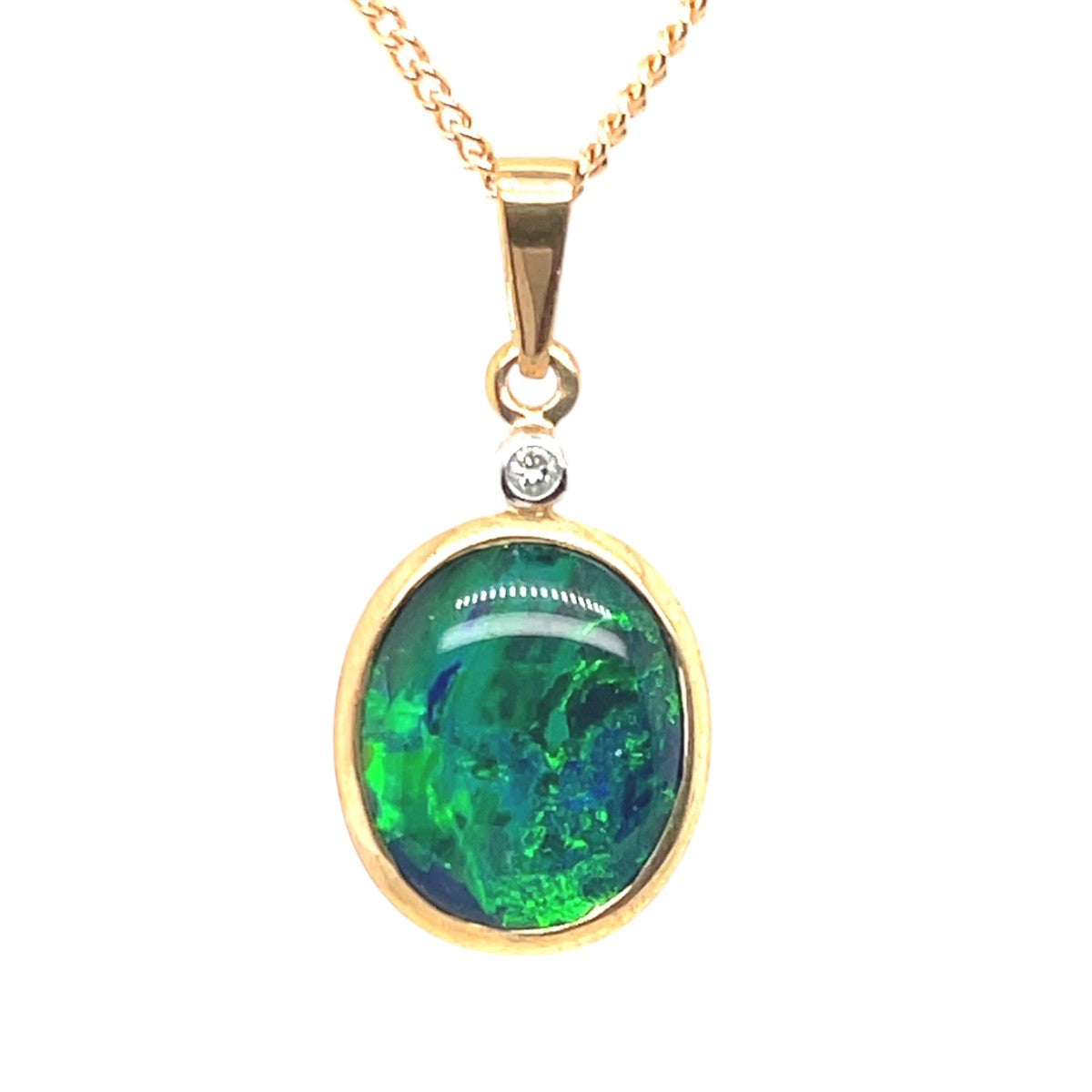 9ct Gold Triplet Opal Pendant (tp6405) 9ct Gold Triplet Opal Pendant (tp6405)
