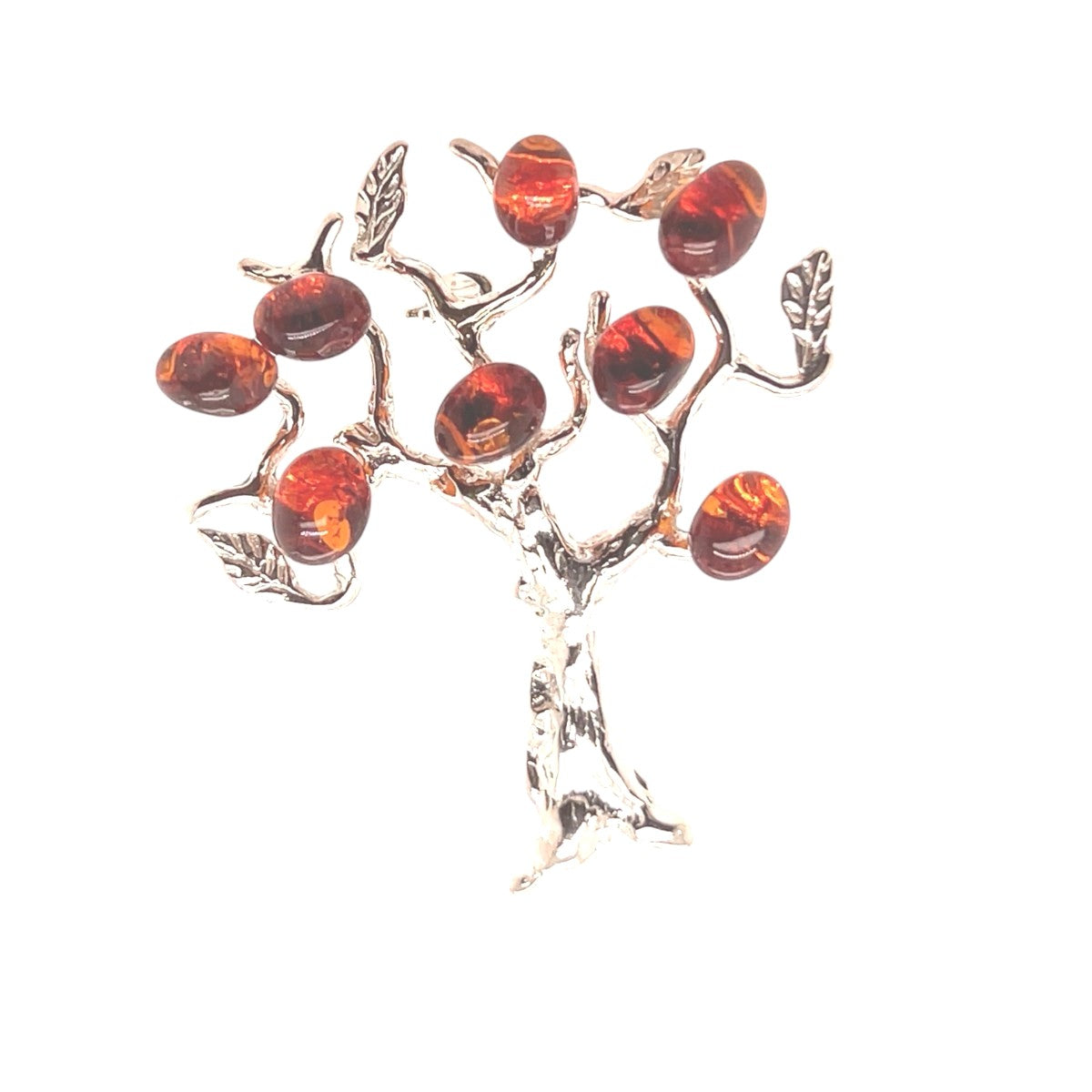 Sterling Silver Amber Brooch (abr1005) Sterling Silver Amber Brooch (abr1005)
