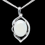 STERLING SILVER SOLID OPAL PENDANT (sssp1147)