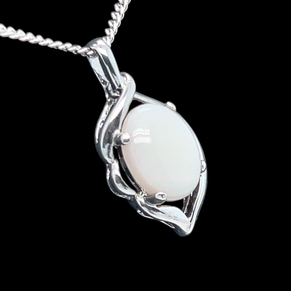STERLING SILVER SOLID OPAL PENDANT (sssp1147)
