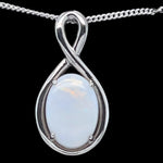 Sterling Silver Crystal Opal Pendant (ssp1230)
