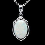 Sterling Silver Solid Opal Pendant (sssp174)