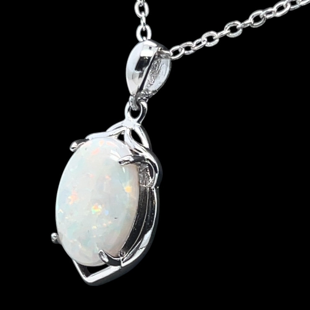 Sterling Silver Solid Opal Pendant (sssp174) Sterling Silver Solid Opal Pendant (sssp174)