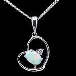 Sterling Silver Solid Opal Pendant (sssp68)