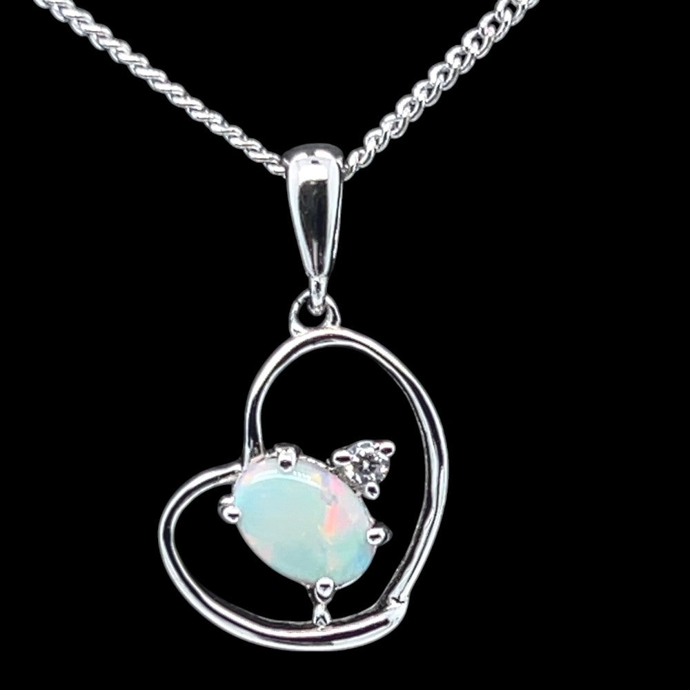 Sterling Silver Solid Opal Pendant (sssp68) Sterling Silver Solid Opal Pendant (sssp68)