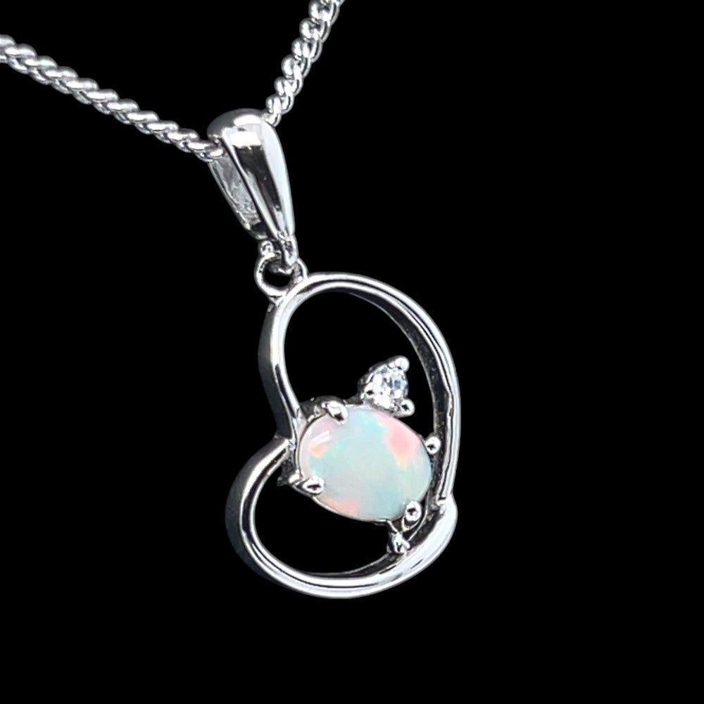Sterling Silver Solid Opal Pendant (sssp68) Sterling Silver Solid Opal Pendant (sssp68)