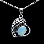 Sterling Silver Solid Opal Pendant (sssp127)