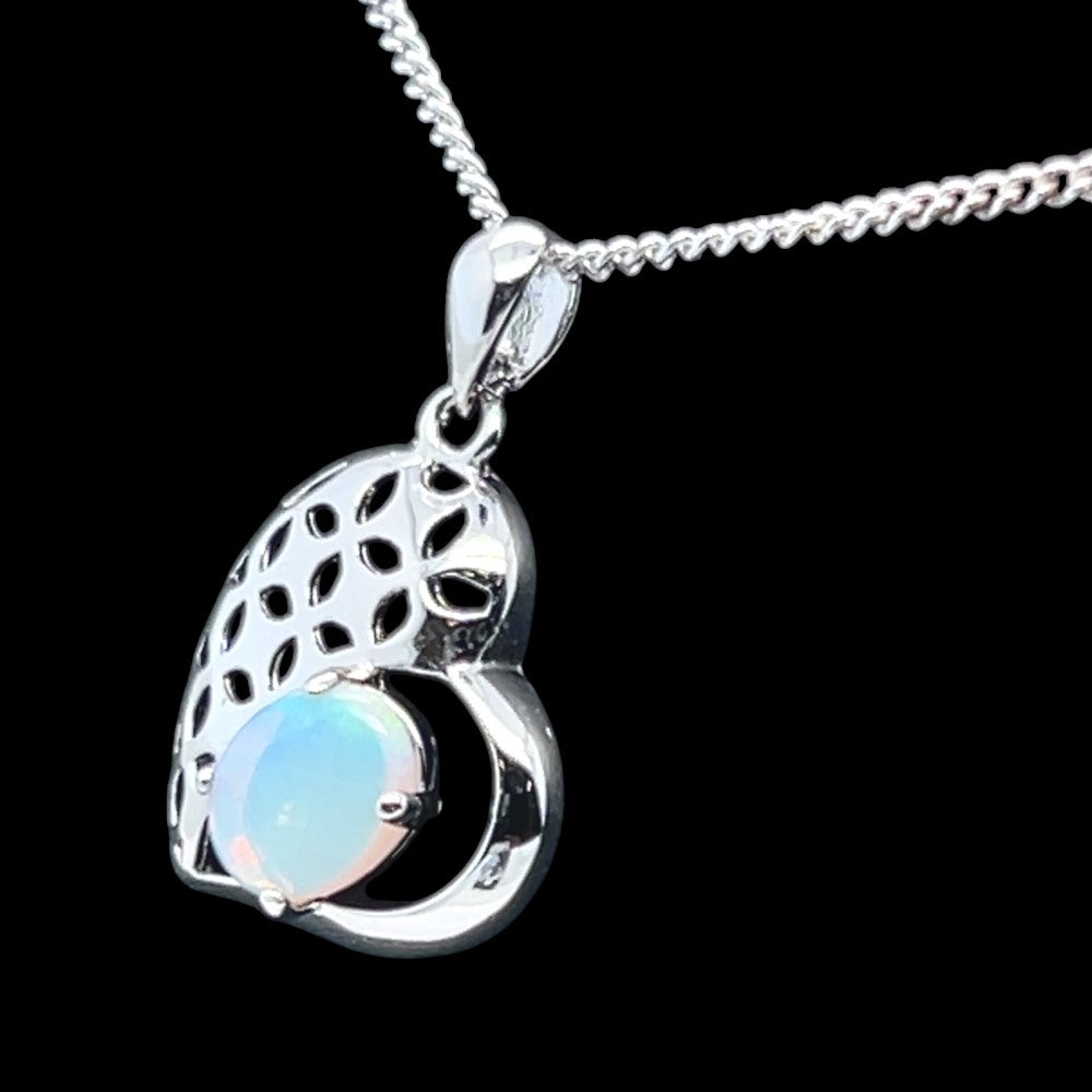 Sterling Silver Solid Opal Pendant (sssp127) Sterling Silver Solid Opal Pendant (sssp127)