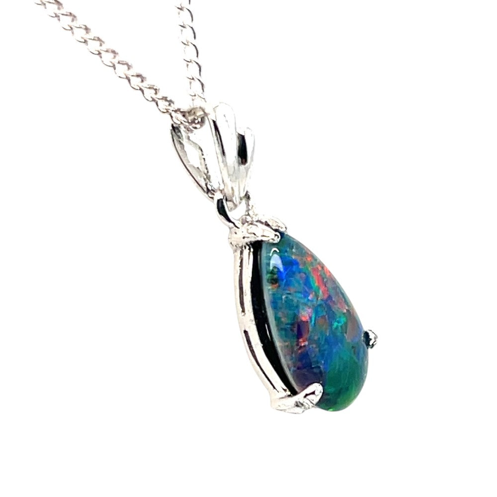 Sterling Silver Triplet Opal Pendant (SSTP906)
