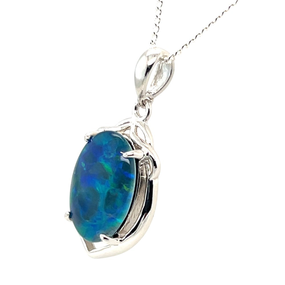 Sterling silver Triplet Opal Pendant (sstp817) Sterling silver Triplet Opal Pendant (sstp817)