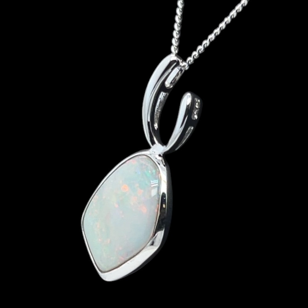 Sterling Silver Solid Opal Pendant (sssp267)