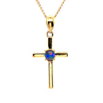 Gold Plated Sterling Silver Triplet Pendant (gptp8494)