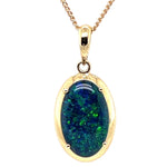 9ct Yellow Gold Triplet Opal Pendant (tp1110)