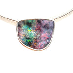 Sterling Silver Solid Opal Boulder Pendant (ssbp355)
