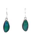 Sterling Silver Triplet Opal Earrings (sste556)