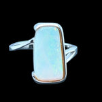 Sterling Silver Solid Opal Ring (sssr156)