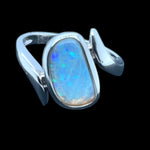 Sterling Silver Solid Opal Ring (sssr159)