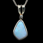 14ct Gold Solid Opal Pendant (sp726)