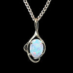 9ct Gold Opal Pendant (sp5214)