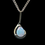 9ct Gold Opal Pendant (sp5124)