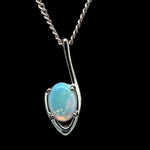 9ct Gold Solid Opal Pendant (sp5121)