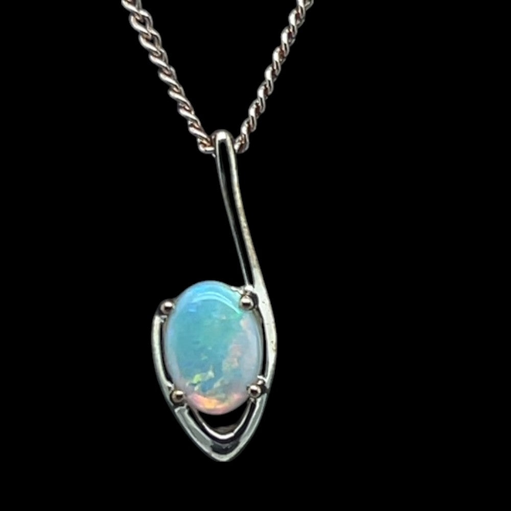 9ct Gold Solid Opal Pendant (sp5121) 9ct Gold Solid Opal Pendant (sp5121)