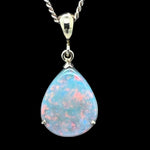 18ct Gold Solid Opal Pendant (sp522)