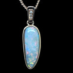 14ct Gold Solid Opal Pendant (sp520)