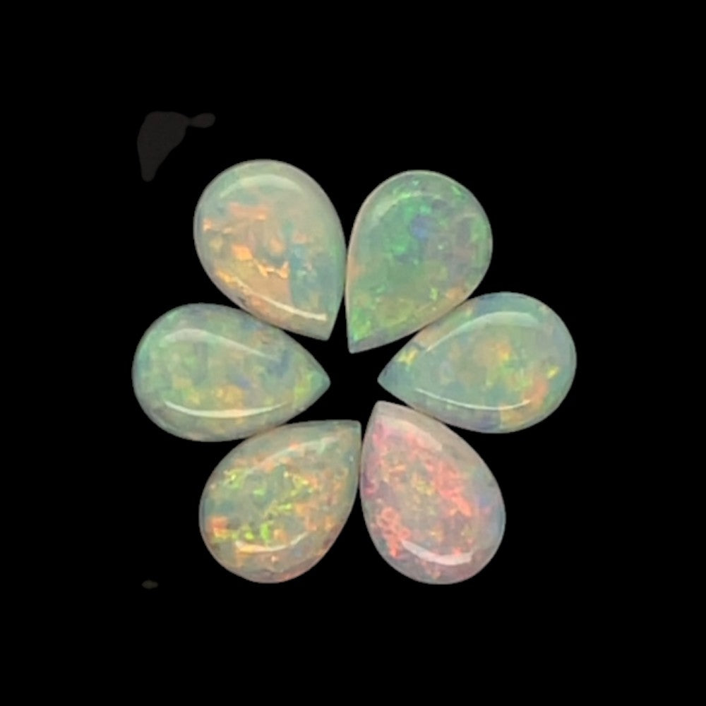 6 Solid Opals (so713)