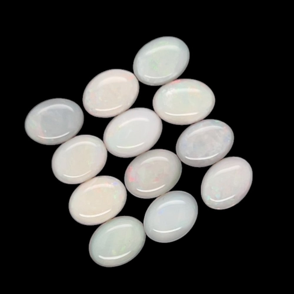 12 Solid Opals 9.45ct (ss1006)