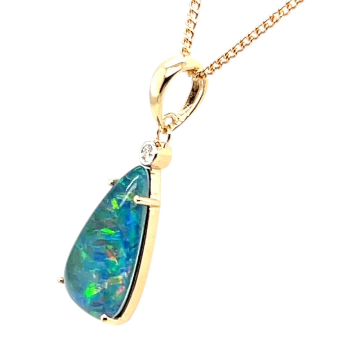 9ct Gold Triplet Opal Pendant (tp902)