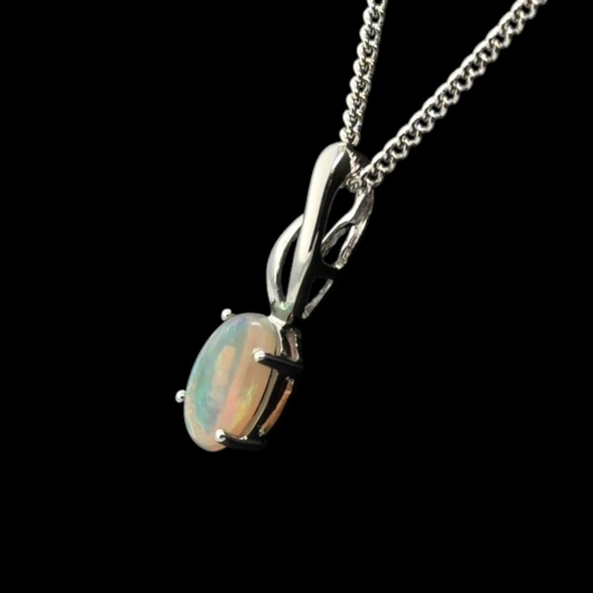 9ct Gold Solid Opal Pendant (sp5100) 9ct Gold Solid Opal Pendant (sp5100)
