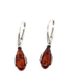 Sterling Silver Amber Earrings (ambear504)